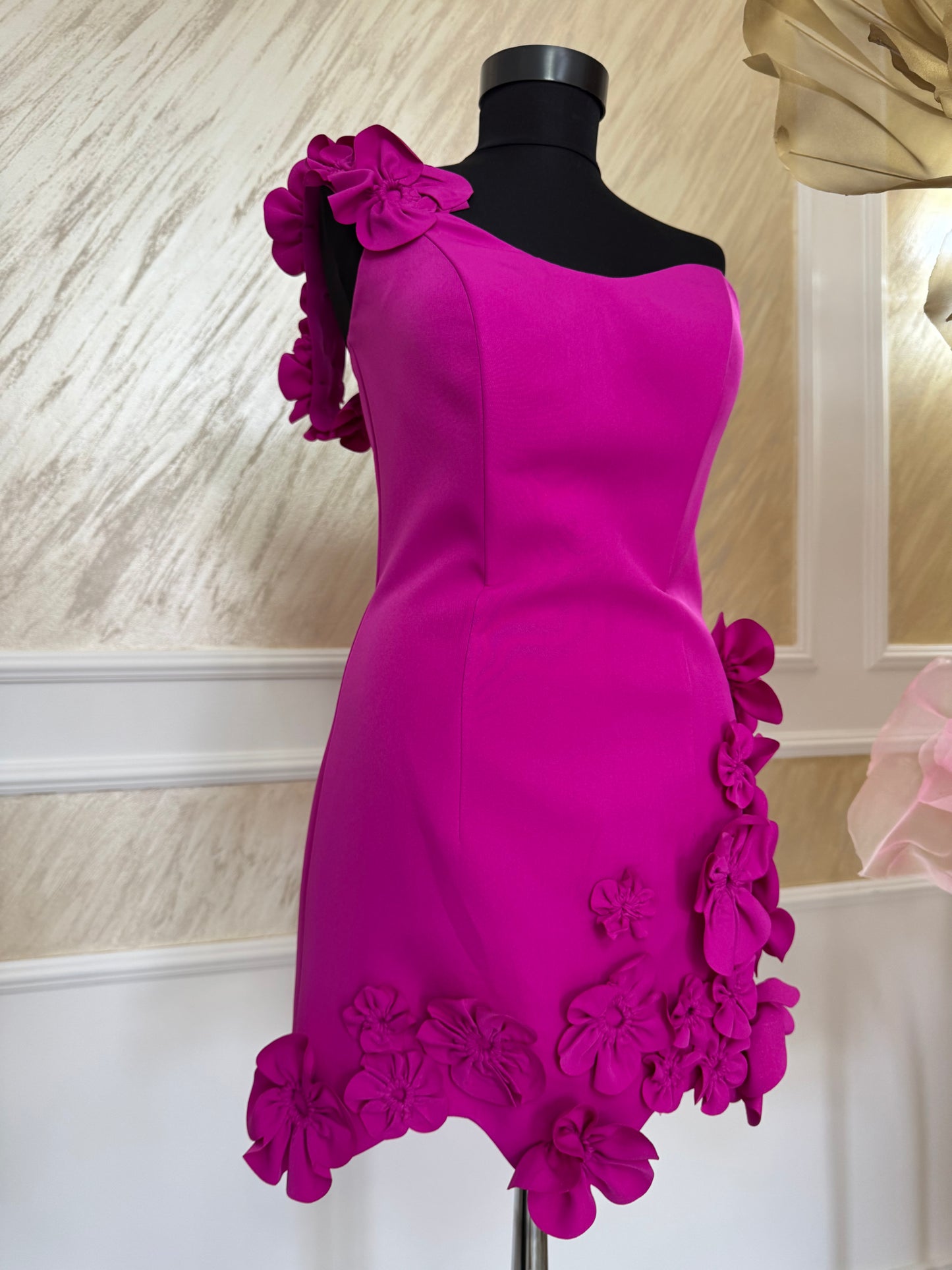 Rochie mini Fuchsia Glow
