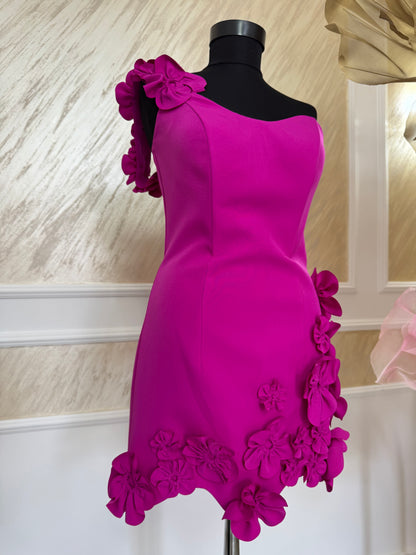 Rochie mini Fuchsia Glow