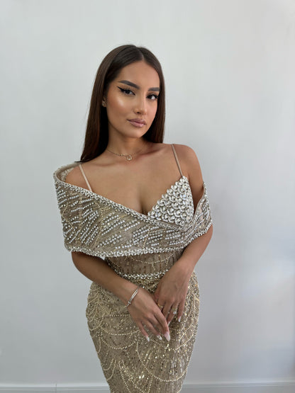 Rochie Champagne Glow