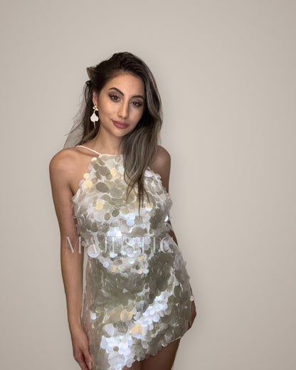 Rochie Mini Pearl Glow