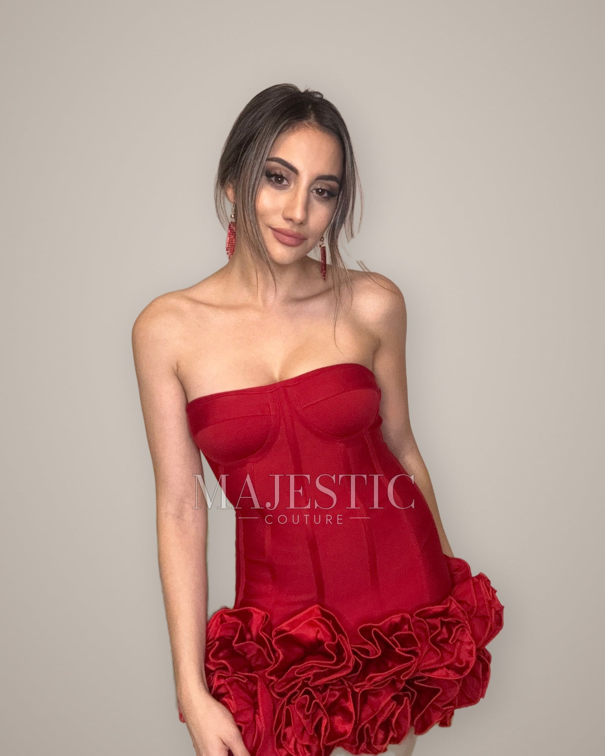 Rochie mini Red Obsession