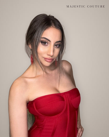 Rochie mini Red Obsession