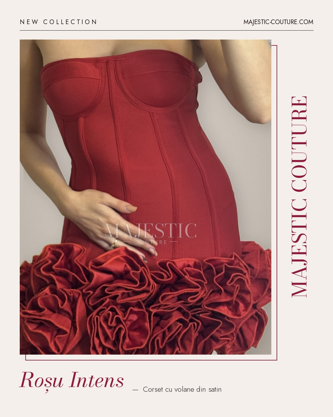Rochie mini Red Obsession